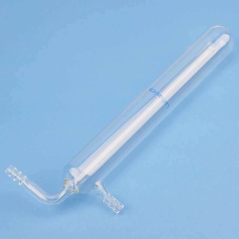 Labasics Glass Vacuum Cold Trap, One-Piece Borosilicate Glass Vacuum Trap with Hose Connection for Lab Use, 10mm Serrated Hose, 200mm Length - Image 5